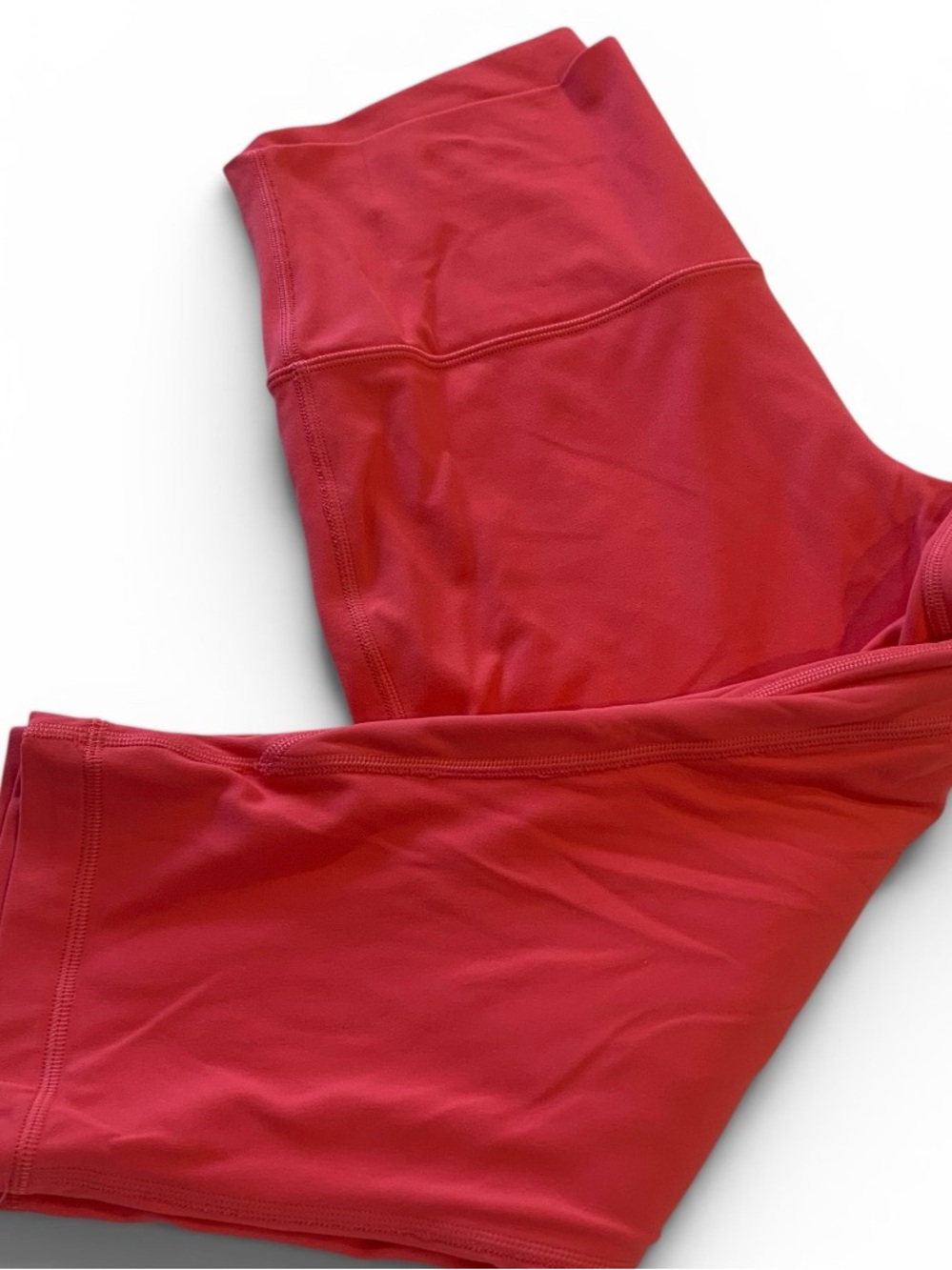 Lululemon Cropped Pink/Red Active Leggings